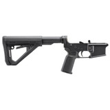 Ruger AR Lower, Receiver, Complete Lower with Magpul DT Carbine Stock and MOE-K2 Grip, Black Hardcoat Anodized 