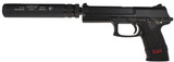 Heckler & Koch Mark 23 w/ B&T MK23 SOCOM Suppressor, .45 ACP, 5.87" Threaded Barrel, 10 Rds, Black 