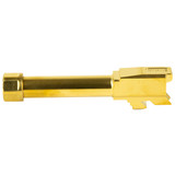Zaffiri Precision Glock 43/43X, 9MM, 3.9" Threaded Barrel, Gold Titanium Nitride Finish 