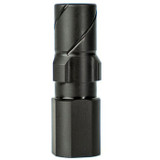 HUXWRX 3-Lug Muzzle Device 45 .578x28, Black 
