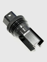 IWI LQ QD Flash Hider, Suppressor-Compatible Muzzle Device, 5/8-24 Threads, Black Nitride 