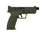 Tisas PX-9 Duty TH Gen 3, 9MM, 4.60" Threaded Barrel, 20 Rds, OD Green 