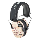 Walker’s Razor Slim Electronic Earmuff, 23 NRR, Low-Profile Folding Design, Tan Frog Skin Camo 