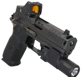 Vulcan Machine Werks Staccato HD C4X Preferred w/ Trijicon RMR HD 3.25 MOA & Modlite PL350, 9MM, 4.00" Compensated Barrel, 18 RDs, Black 