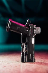 Guncrafter Industries Polara X2, 9mm, 5.00" Ported Barrel, 18 RDs, DLC Black 