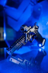 MasterPiece Arms DS9 Steel Challenge w/ Trijicon SRO 2.5 MOA, 9MM, 5.00" Compensated Barrel, 20 Rds, Black 