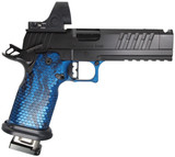 MasterPiece Arms DS9 Hybrid w/ Trijicon SRO 2.5 MOA, 9MM, 5.00" Compensated Barrel, 20 Rds, Black/Blue 