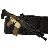 Shark Coast Tactical Drake, 5.56 NATO, 10.50" Threaded Barrel, 30 RDs, w/ Vortex Crossfire Red Dot & Streamlight ProTac Rail Light 2, Tan And Brown 
