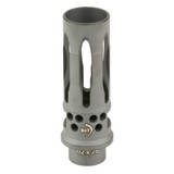 B&T Assault Closed Tine Compensator, Black, DLC Coated Finish - 840225718065 