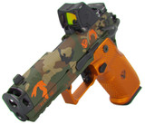 Vulcan Machine Werks Staccato HD C4X Preferred w/ Trijicon RMR HD 3.25 MOA, 9MM, 4.00" Compensated Barrel, 18 RDs, M81 Camo / Orange 