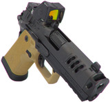 Staccato HD C4X w/ Trijicon RMR HD 3.25 MOA, 9MM, 4.00" Compensated Barrel, 15 RDs, FDE/DLC Black 