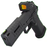 United Gunworks Alpha w/ Trijicon RMR HD 3.25 MOA, 9MM, 4.50" Ported Barrel, 20 RDs, Black 