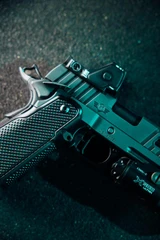 United Gunworks Alpha w/ Trijicon RMR HD 3.25 MOA, 9MM, 4.50" Ported Barrel, 20 RDs, Black 