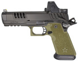 Staccato HD P4.5 w/ Trijicon RMR HD 3.25 MOA, 9MM, 4.50" Barrel, 18 RDs, OD Green / DLC Black 