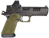 Staccato HD P4.5 w/ Trijicon RMR HD 3.25 MOA, 9MM, 4.50" Barrel, 18 RDs, OD Green / DLC Black 