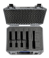 Pelican Vault V300PF5, Universal 5-Pistol Case, Precut Foam for 5 Pistols and 19 Magazines, Grey 