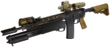 Daniel Defense TYR M4A1 RIS III w/ EOTech EXPS3 & G33 Magnifier, 5.56, 14.5" Barrel, 12 Gauge KTMS 12 Underbarrel Shotgun, EOTech OGL Laser, SureFire M640DFT Scout Light, Tan 