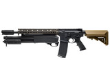 Daniel Defense TYR M4A1 RIS III, 5.56 NATO, 14.50" Daniel Defense Barrel, 12 Gauge KTMS 12 Underbarrel Shotgun, AAC 51T Muzzle Device, AAC Rebar Cutter Muzzle Attachment, B5 SOPMOD Stock, Black / FDE 