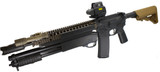 Daniel Defense TYR M4A1 RIS II w/ EOTech EXPS2-0, 5.56, 14.5" Daniel Defense Barrel, 12 Gauge KTMS 12 Underbarrel Shotgun, Unity FAST 2.26" Riser, SureFire Scout Light Pro, B5 P Grip 23, Black / Tan 