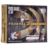 Federal Premium Trophy Copper, 20 Gauge, 2 3/4" Shell, 275 Grain, 5 Rds 
