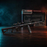 GoatGuns Barrett M82A1, Miniature .50 Cal Die-Cast Scale Model, Black 