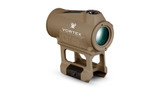 Vortex Crossfire II Solar Red Dot, 2 MOA Dot, 1X Power, Tan 