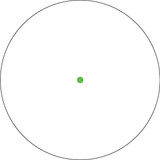 Vortex Crossfire II Solar Green Dot, 2 MOA Green Dot, 1x Power, Black 