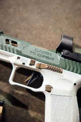 Canik TTI Combat, 9mm, 4.74" Ported Barrel, 18 Rds, w/ MeCanik MO3, Timberline 