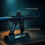 GoatGuns AR-15, Realistic Details, Removable Magazine, Black 