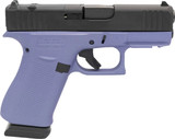 Glock G43X MOS Apollo Custom, 9mm, 3.41" Barrel, 15 Rds, RMSc Optic Cut, Crushed Orchid / Armor Black 