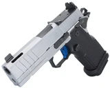 Miller Precision Firearms Ranger 9SC, 9mm, 4.00" V-Port Barrel, 20 Rds, Flat Blue Trigger, Silver PVD 