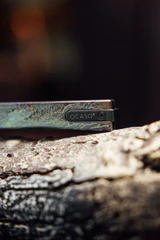 Ocaso Solstice, CPM S35VN Straight Back Blade, Flipper Liner Lock, Satin Finish, Anodized 