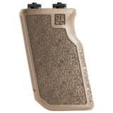 Die Free Co Tiger Claw XL, 10° Angled M-LOK Foregrip / Hand Stop, Reinforced Nylon Polymer, Flat Dark Earth 
