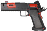 Stealth Arms Platypus Comp, 9MM, 5.00" Compensated Barrel, 17 RDs, USMC Red / Black 