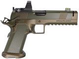Stealth Arms Platypus Comp w/ Leupold DeltaPoint Pro, 9MM, 5.00" Compensated Barrel, 17 RDs, Midnight Bronze / Milspec Green 