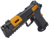 Stealth Arms Platypus Comp, 9MM, 5.00" Compensated Barrel, 17 RDs, Tequila Sunrise / Black 