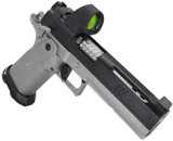 Guncrafter Industries Hellcat X2 w/ Trijicon SRO 2.50 MOA, 9MM, 5.00" Ported Barrel, 18 RDs, Stainless Steel, Two-Tone 