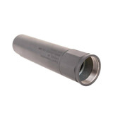 LayerX Strake 9 Suppressor, 9MM, 6.5" Overall Length, 8.5 oz, DFARS Grade 5 Titanium DMLS, 1.375-24 HUB Mount, Alphatek Low I/R Coating, Black 