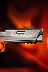 Taran Tactical Innovations JW3 Combat Master, 9MM, 5.40" Island Barrel, 20 RDs, Optic Ready, DLC Black / Bronze 