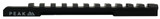 Weatherby Picatinny Rail, 20 MOA, Black 