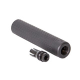Radical Firearms Sinter Titanium Suppressor, Muzzle Brake Taper Mount Design, Black High Temp Cerakote 