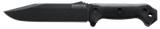Ka-Bar BK7 Becker Combat Utility, 7" Fixed Clip Point, Plain Black 1095 Cro-Van Blade, Black Ultramid Handle 