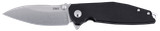 Columbia River IBISD, Stonewashed D2 Steel, Black G10 Handle 