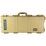 Pelican 1700 Protector Long Case, Tan, Ultra High Impact Structural Copolymer 