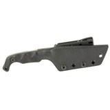 Stroup Knives BRAVO 5, Fixed Blade Knife, 3.5" Tanto Blade, Acid Etched Finish, Black, G10 Handle 