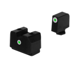 Rival Arms RA4B231G, Green Tritium Night Sights, MOS Height Front/U-Notch Rear, Stainless Steel 