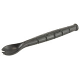 KA-BAR Tactical Spork, Hidden Serrated Knife, Black 