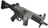 Heckler & Koch SP5K-PDW, 9MM, 5.83" Threaded Barrel, 10 RDs, Gray 