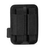 Savior Equipment Pistol Mag Holder, 2-Slot Hook Backing, Obsidian Black 