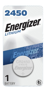 Energizer 2450 Lithium, Button Cell Battery, 3 Volts 